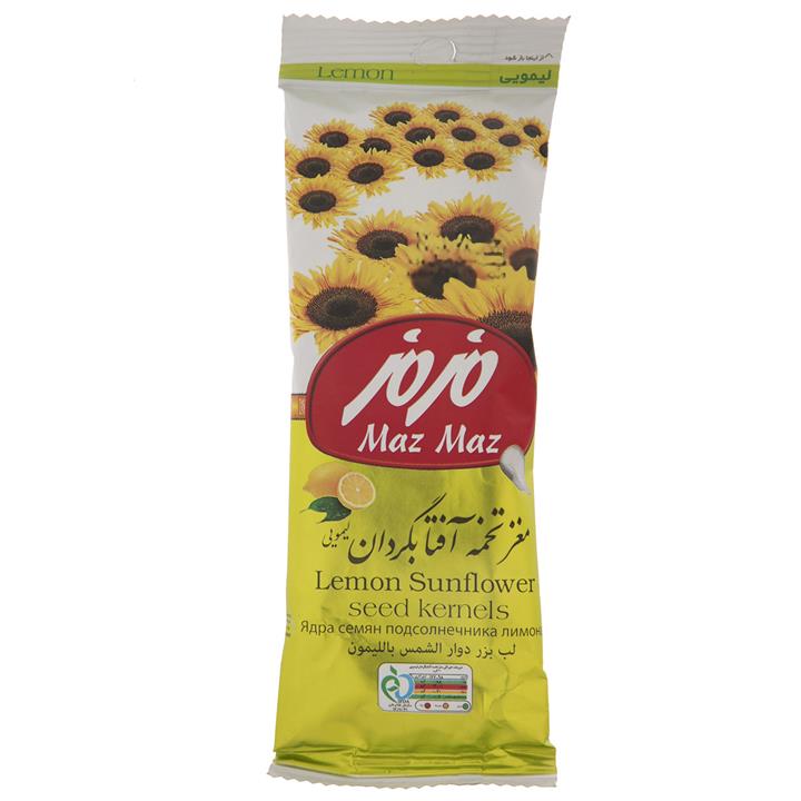 مغز تخمه آفتابگردان لیمویی مزمز مقدار 45 گرم Maz Maz Limon Sunflower Seed Kernels 45 gr